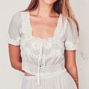 LoveShackFancy Grace Top